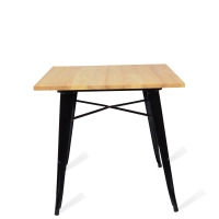 Teollinen pöytä Bistro Light Legs Musta