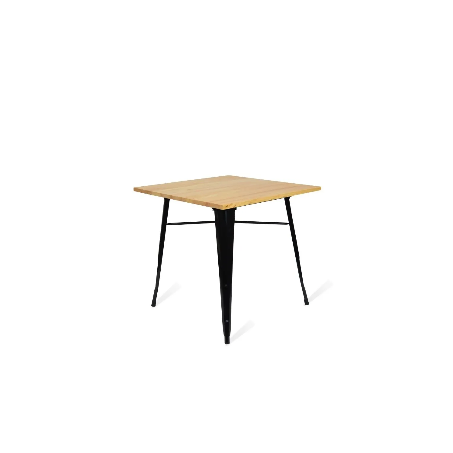 Mesa industrial Bistro Light Legs Black