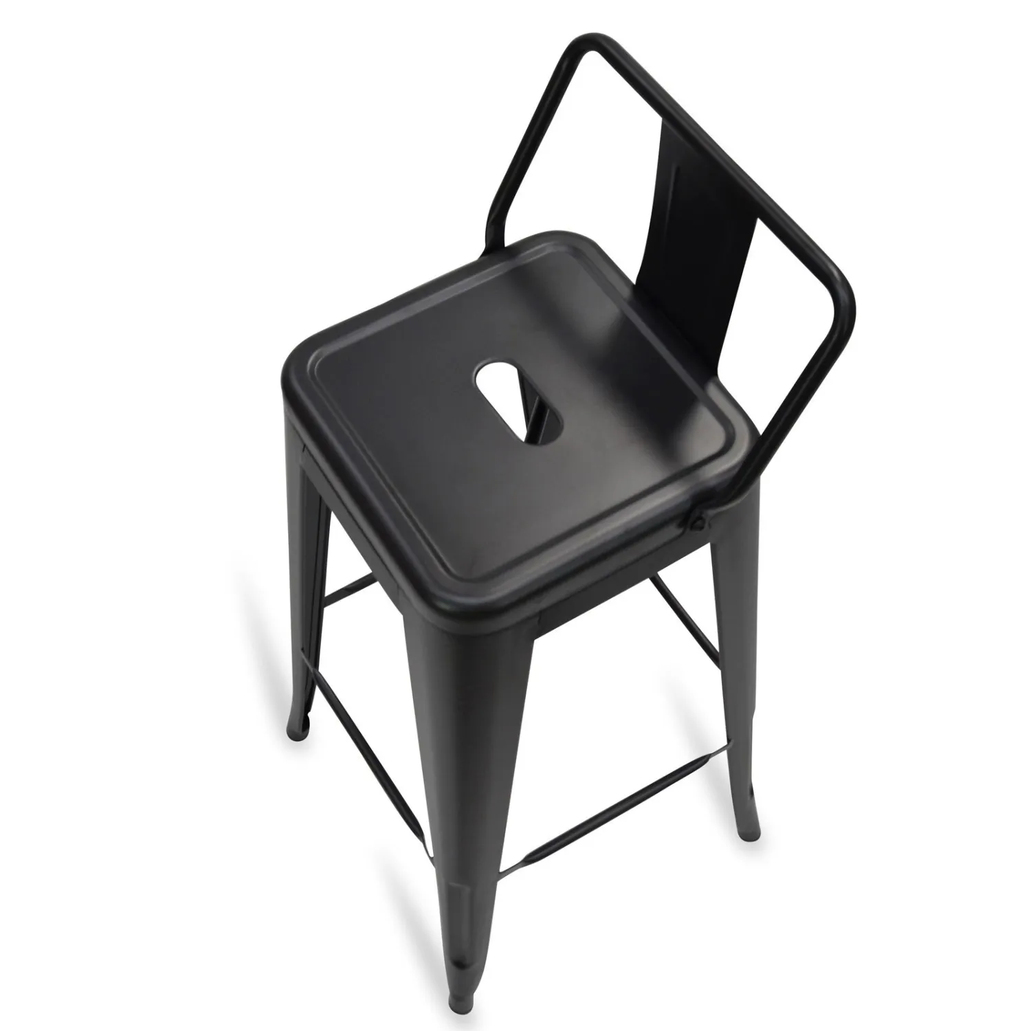 Taburete industrial Metal Wide Bistro Matte