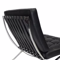 Barcelona Sessel Half-Leder