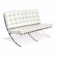 furmod Barcelona Half-leather Chair 2 Seats