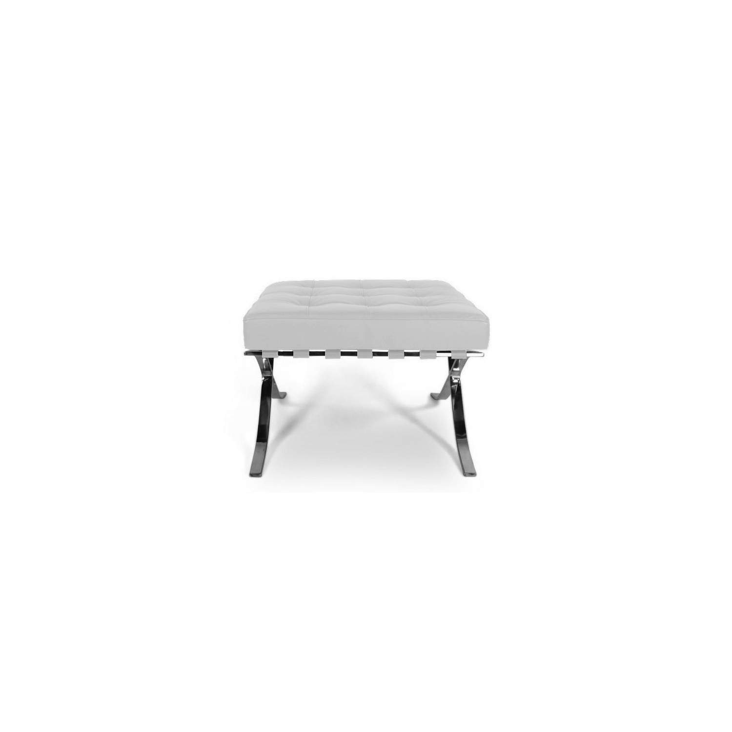 Silla Barcelona Polipiel Con Reposapies