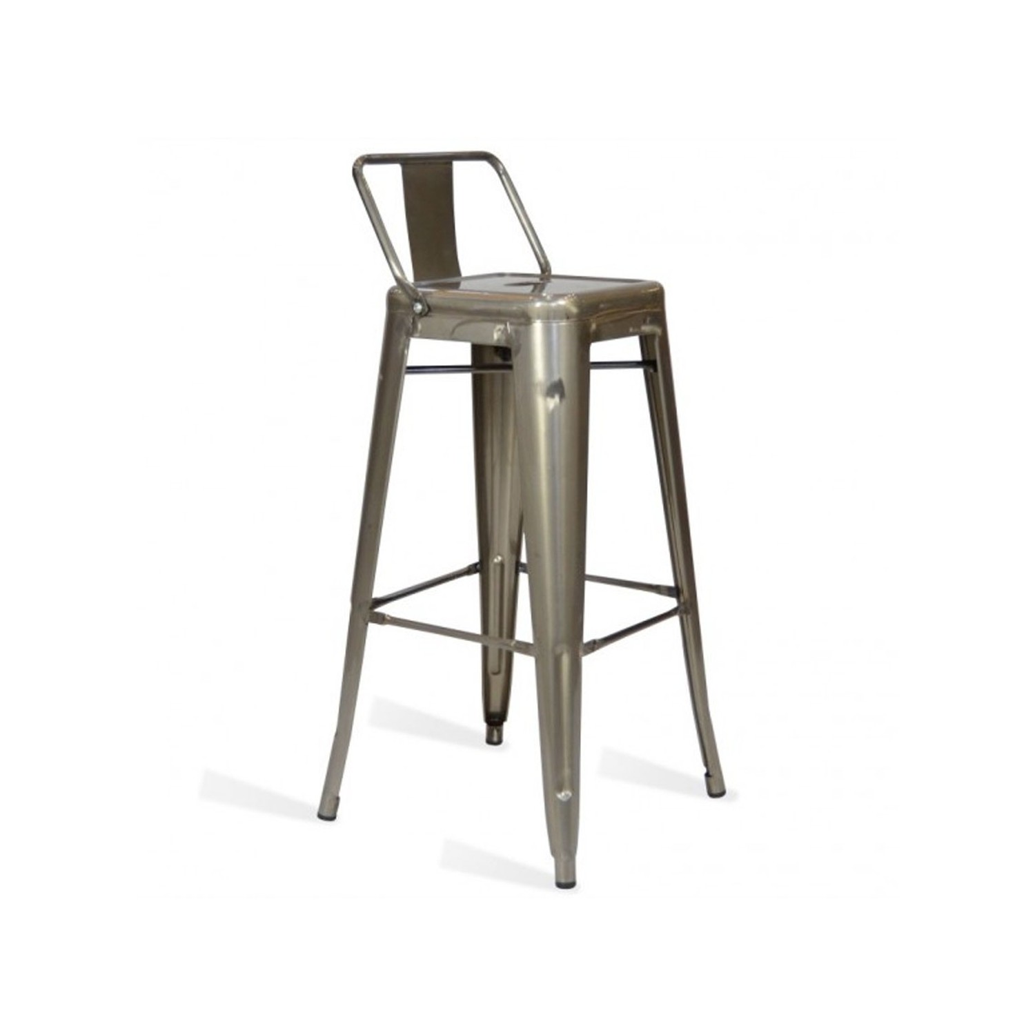 Set di 4 Sgabelli Industriale Bistro LB