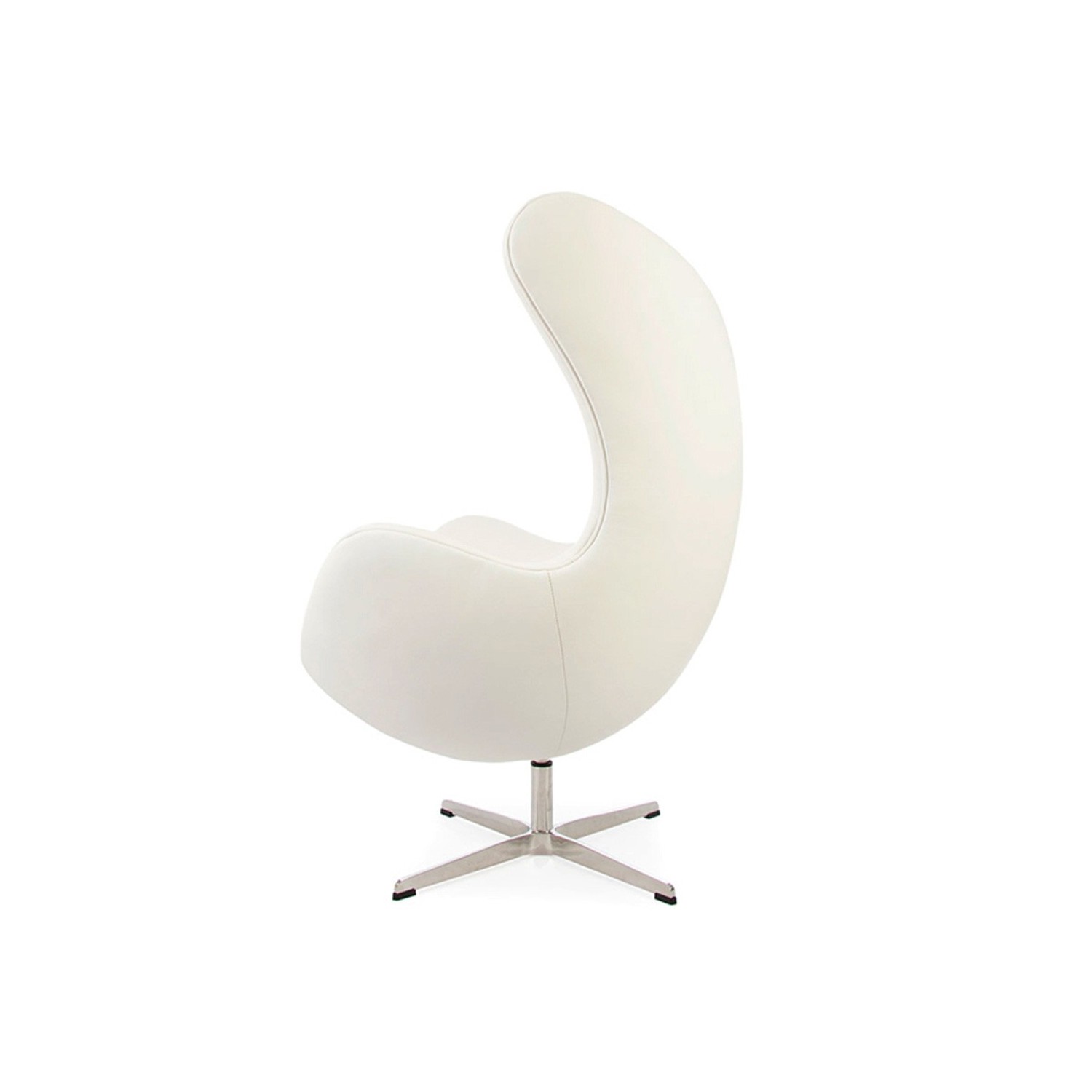 Leather Egg Chair Replica by designer Arne Jacobsen