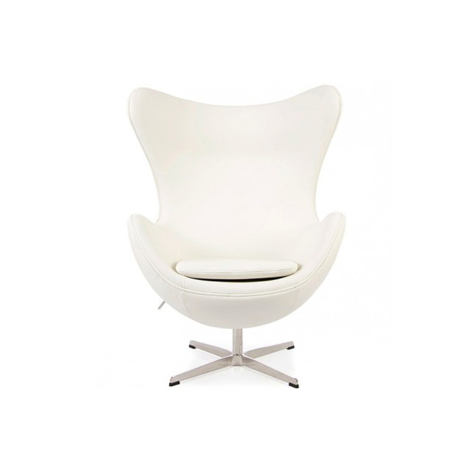 Replika kožené židle na vejce od návrháře Arne Jacobsen
