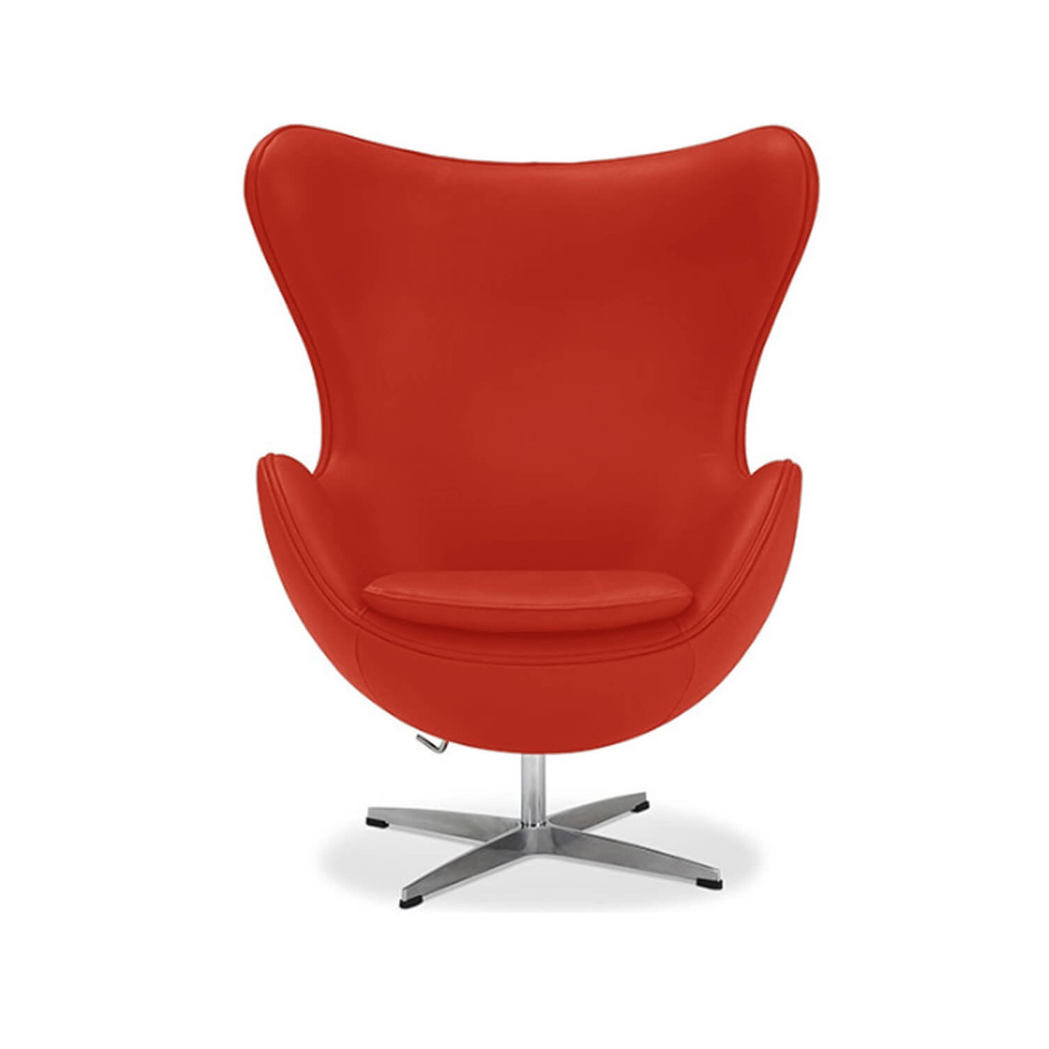 Leather Egg Chair Replica by designer Arne Jacobsen