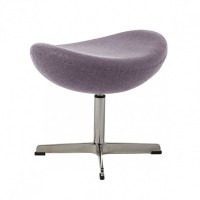 Replica Egg Chair com Apoio para os Pés da designer Arne Jacobsen