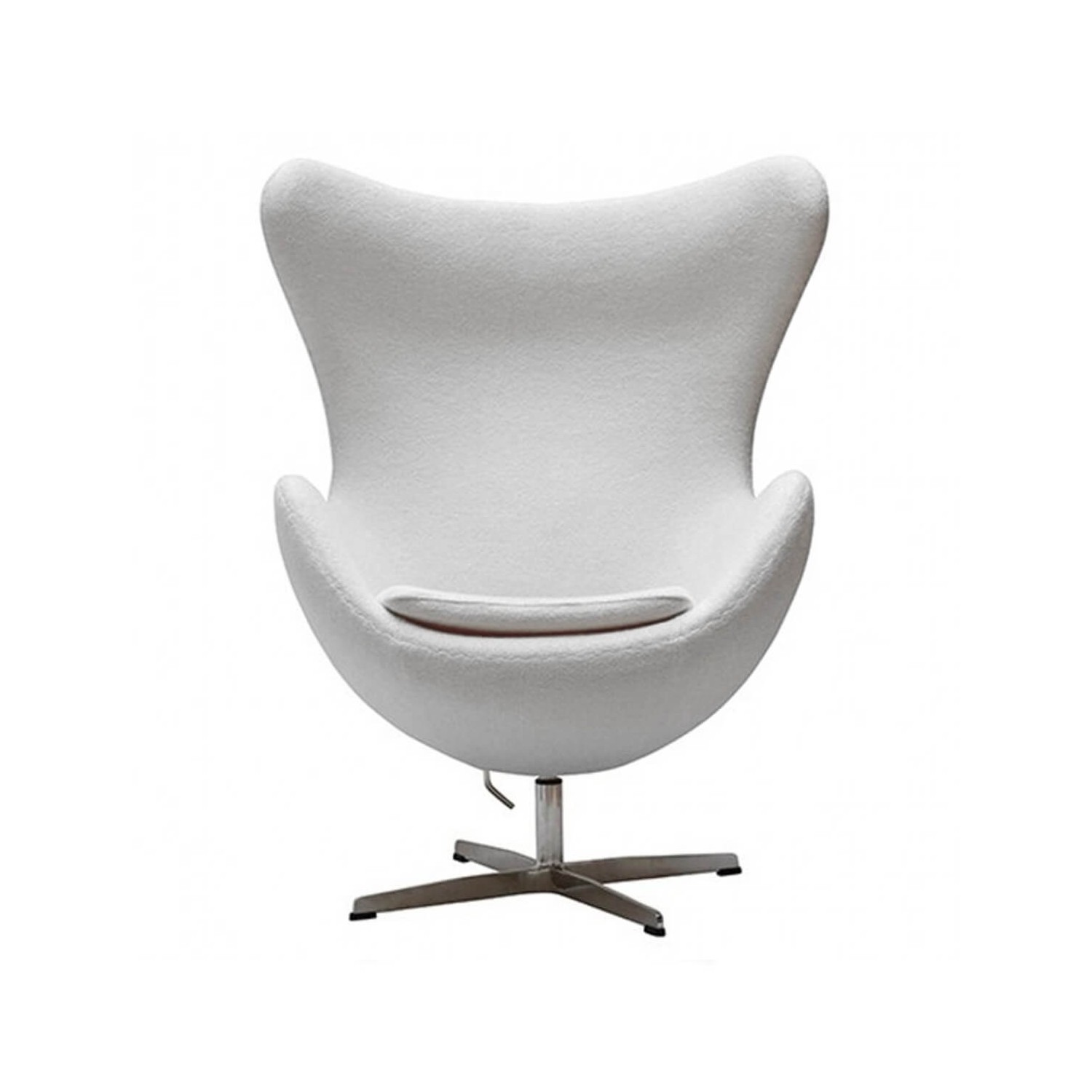 Replica Egg Chair with Footstool by designer Arne Jacobsen