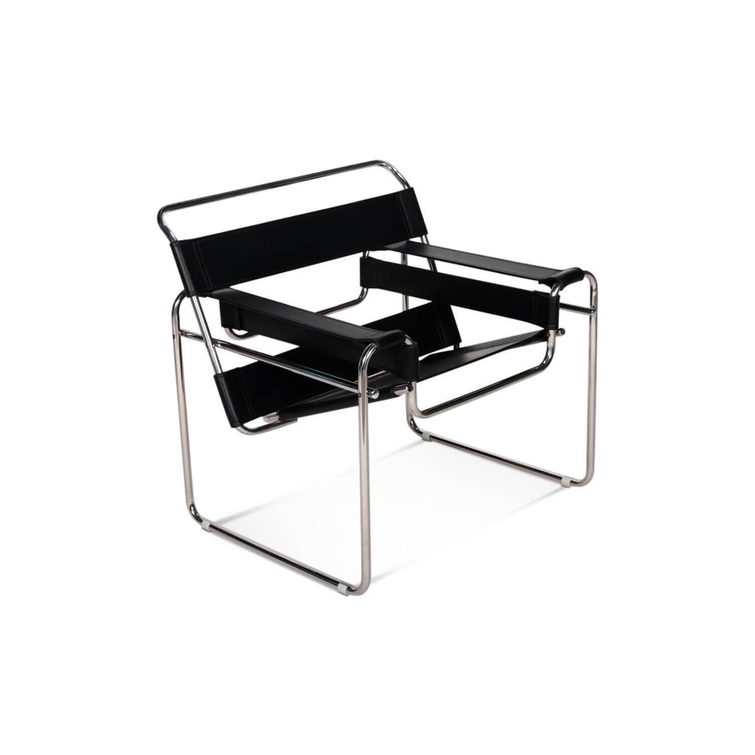 Replika designerskiego krzesła Wassilly Chair ze skóry