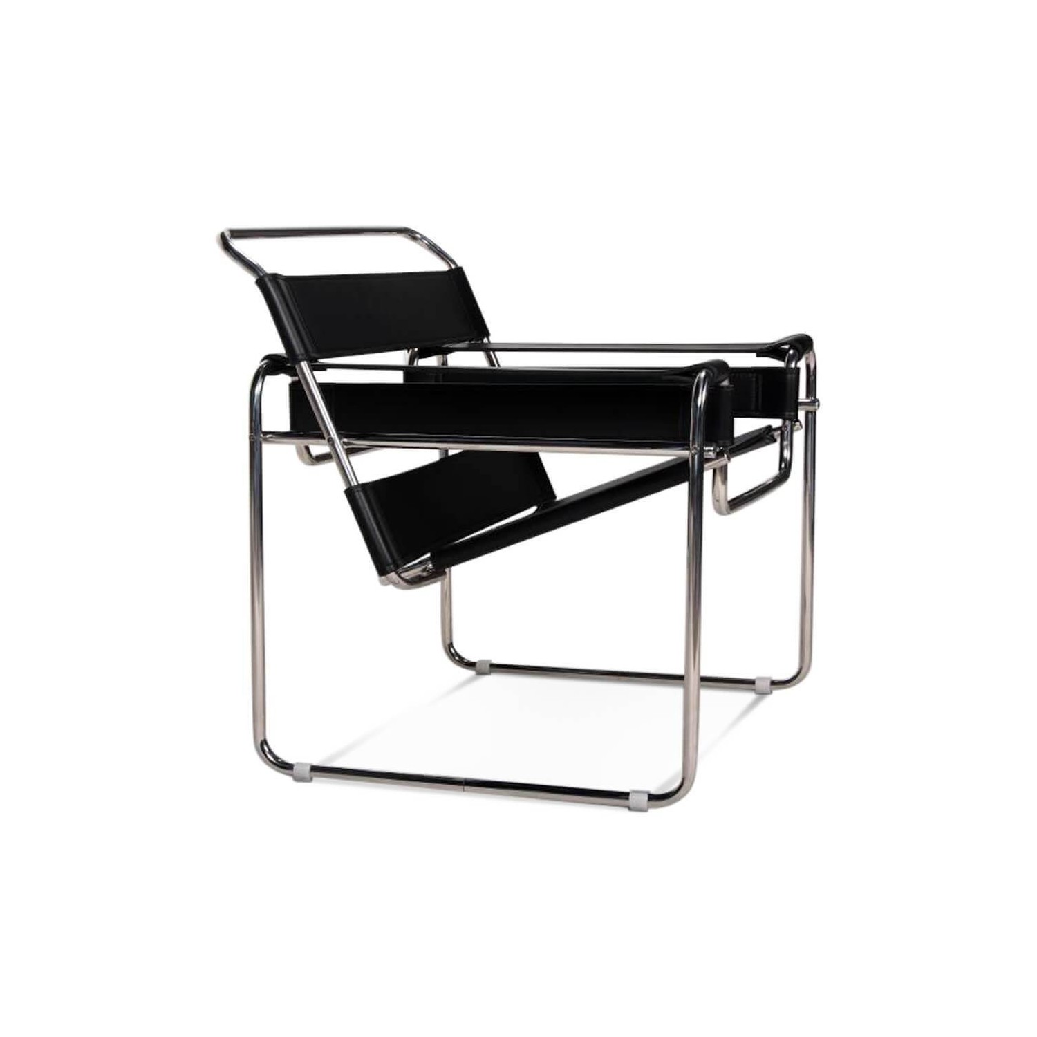 Replika designerskiego krzesła Wassilly Chair ze skóry