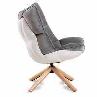 Réplica da poltrona Design Poltrona Husk com apoio para os pés da magnífica designer Patricia Urquiola