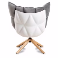 Réplica da poltrona Design Poltrona Husk com apoio para os pés da magnífica designer Patricia Urquiola