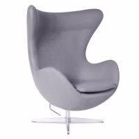 Replica Egg Chair em Cashmere da designer Arne Jacobsen