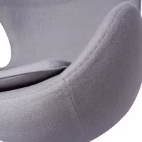 Replica Egg Chair em Cashmere da designer Arne Jacobsen