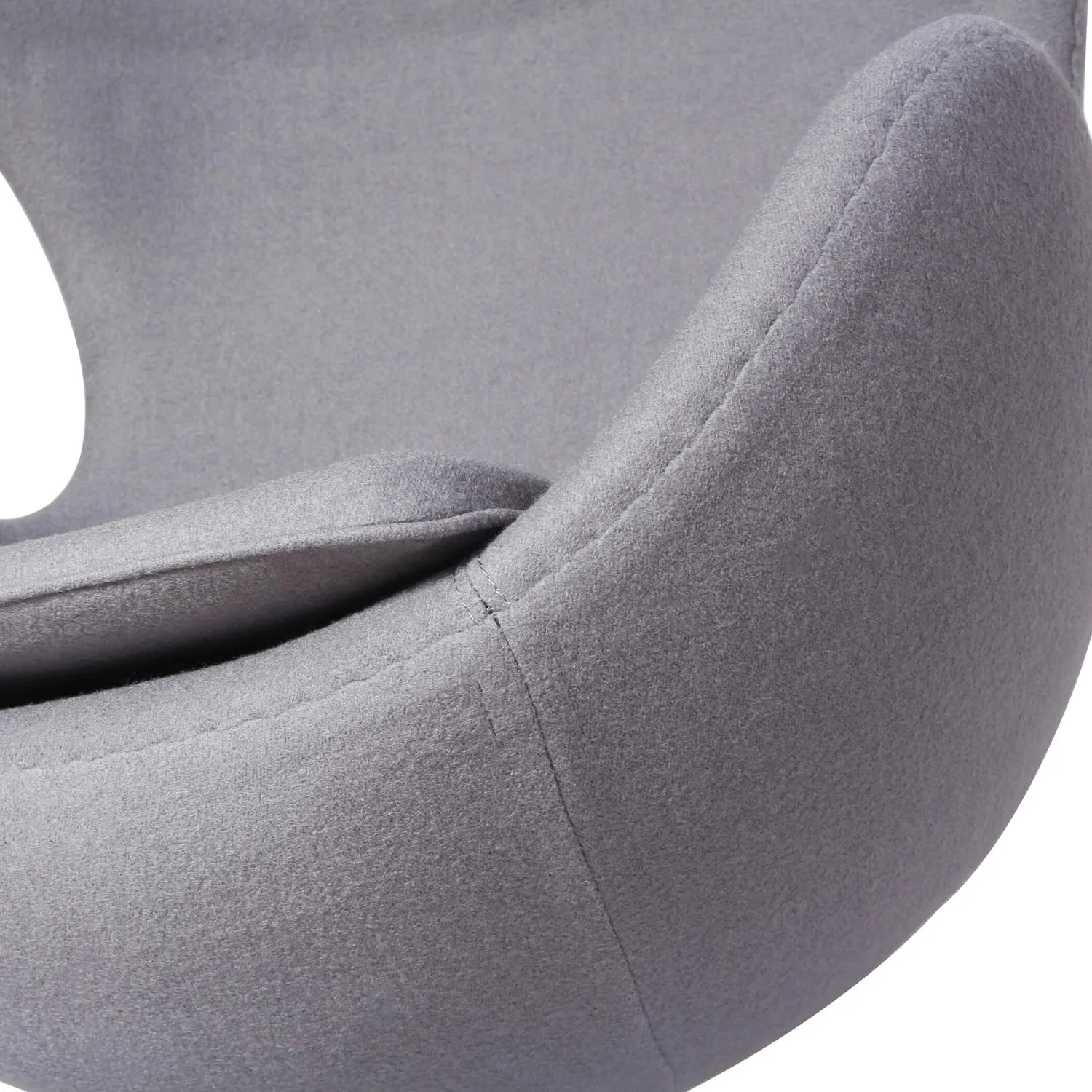 Replica Egg Chair in Cashmere from designer Arne Jacobsen