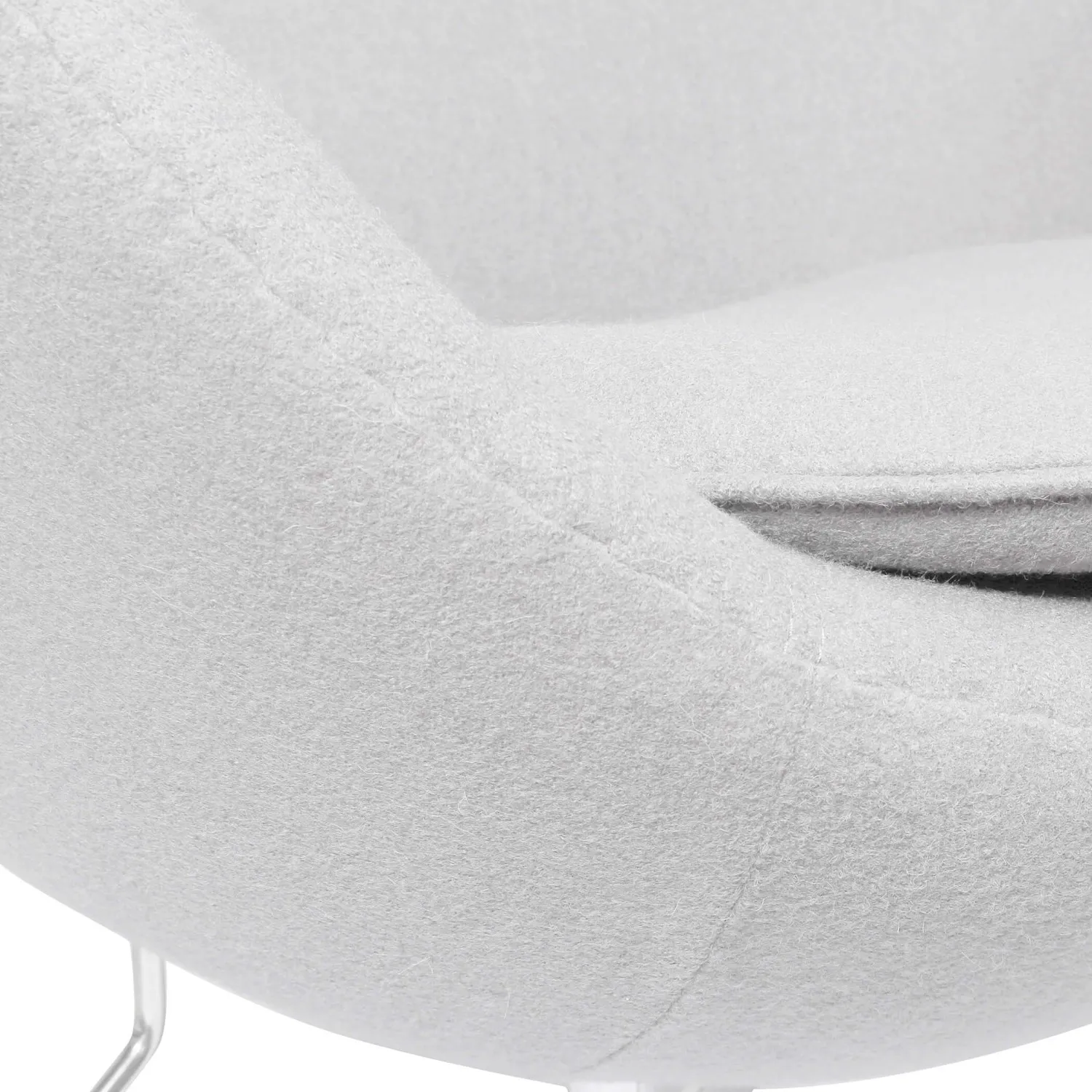 Réplica Silla Egg Chair en Cachemir del diseñador Arne Jacobsen