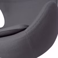 Replica Egg Chair em Cashmere da designer Arne Jacobsen