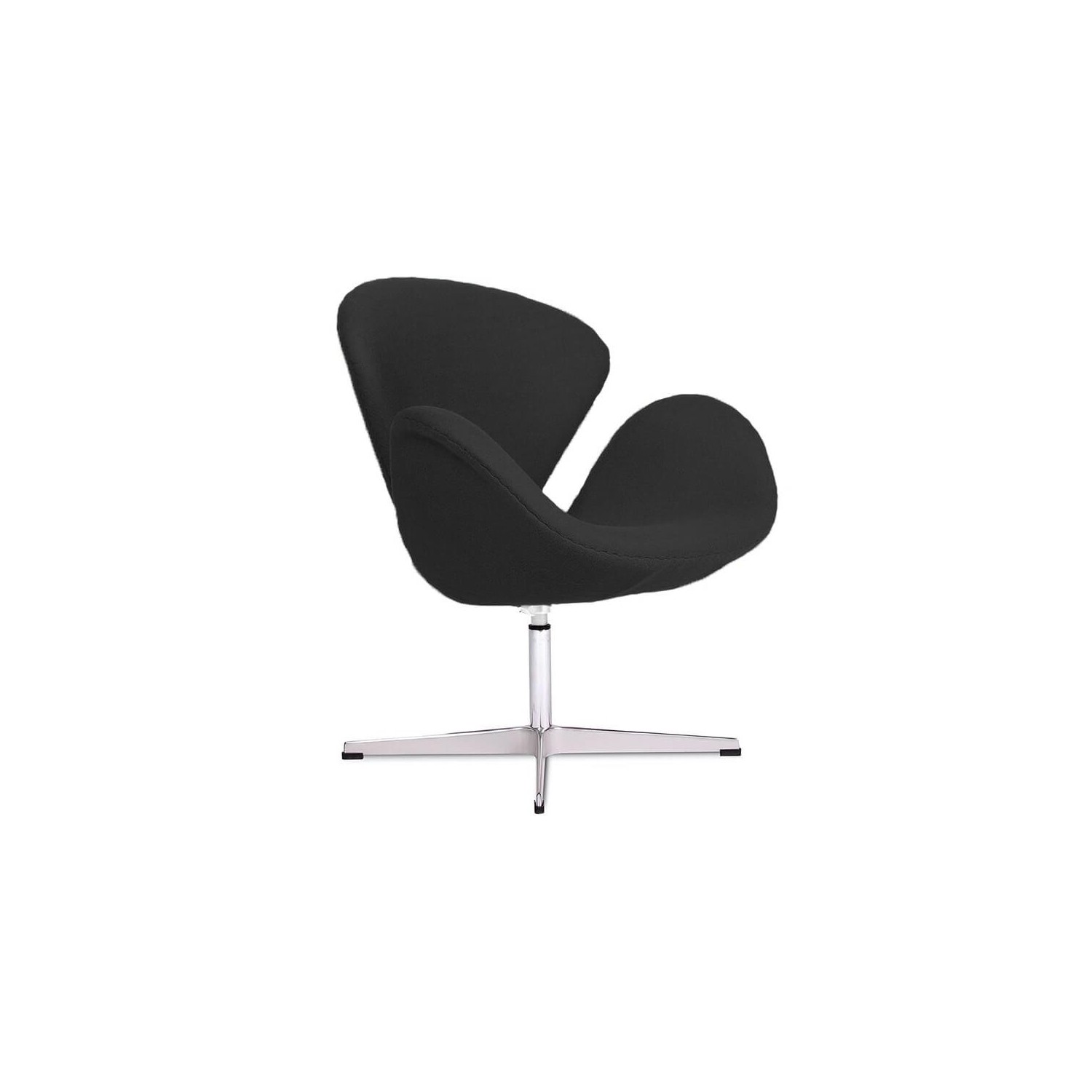Réplica de la silla Swan en cachemir de Arne Jacobsen
