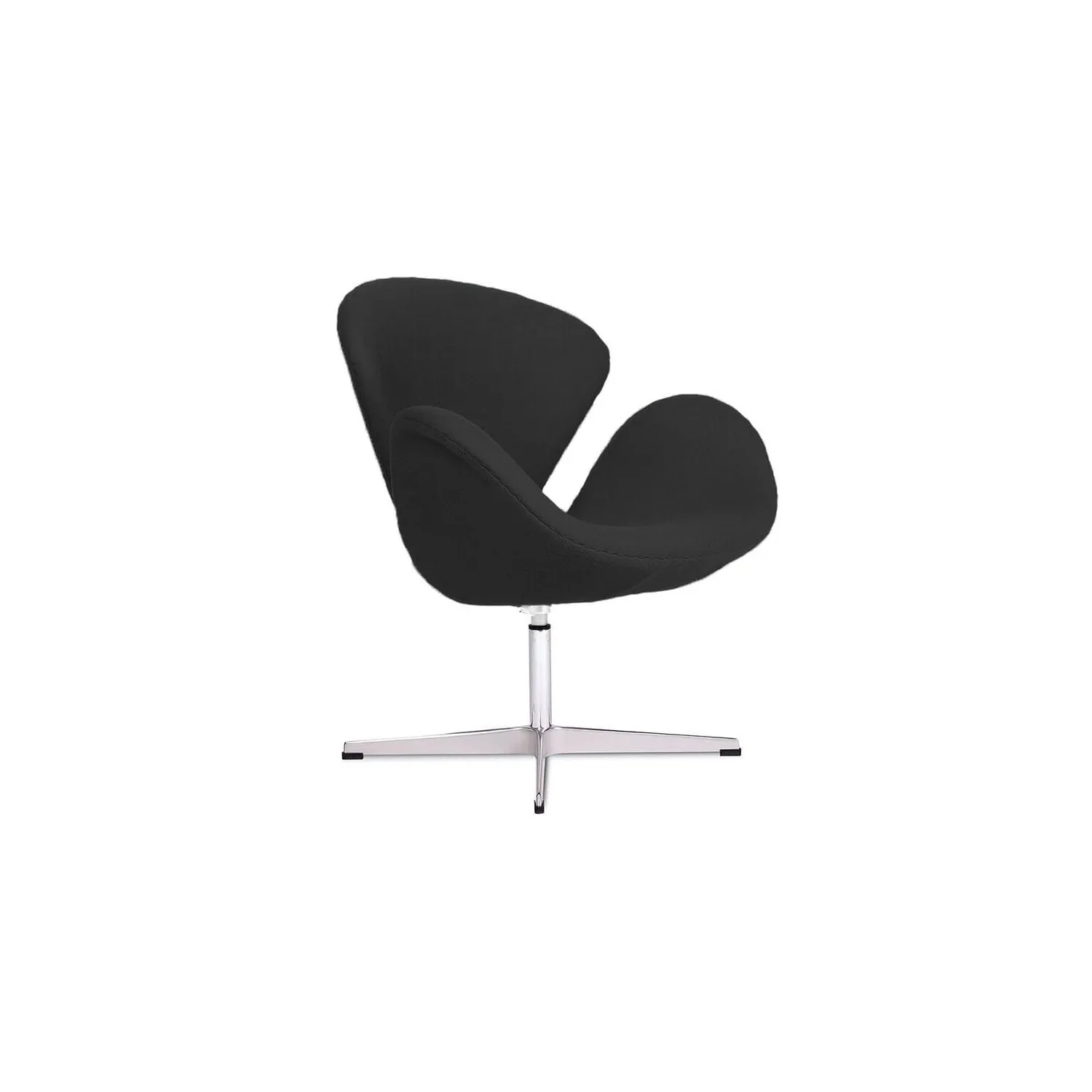 Réplica de la silla Swan en cachemir de Arne Jacobsen