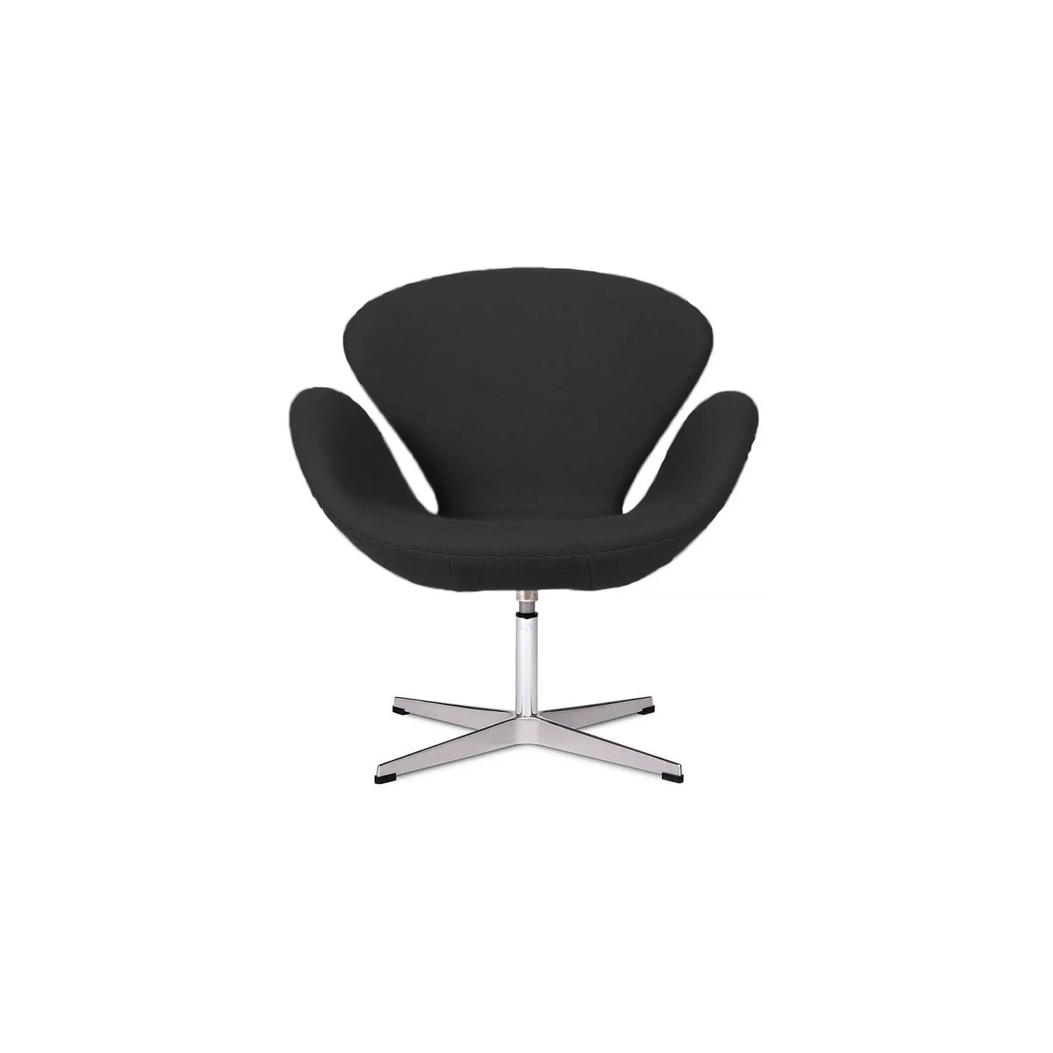 Réplica de la silla Swan en cachemir de Arne Jacobsen