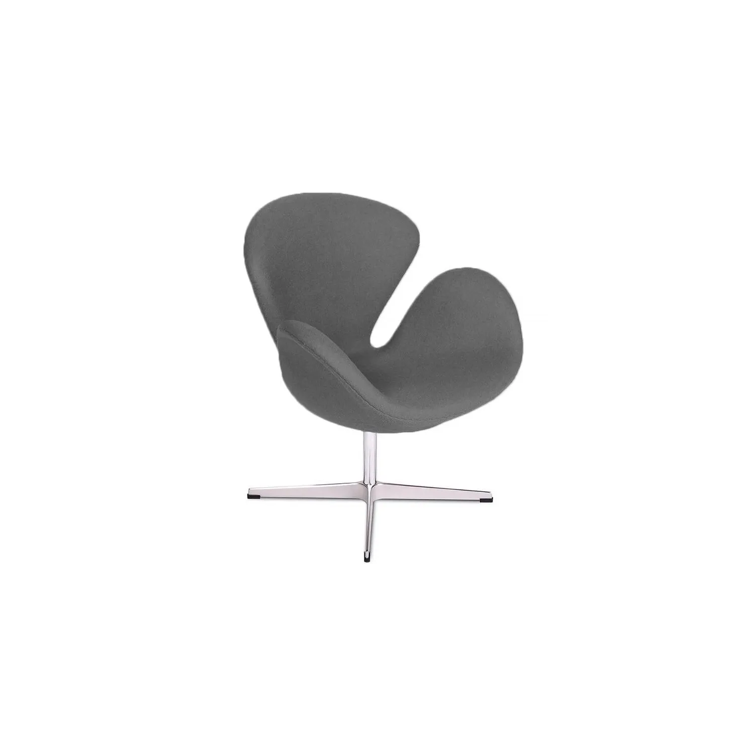 Réplica de la silla Swan en cachemir de Arne Jacobsen
