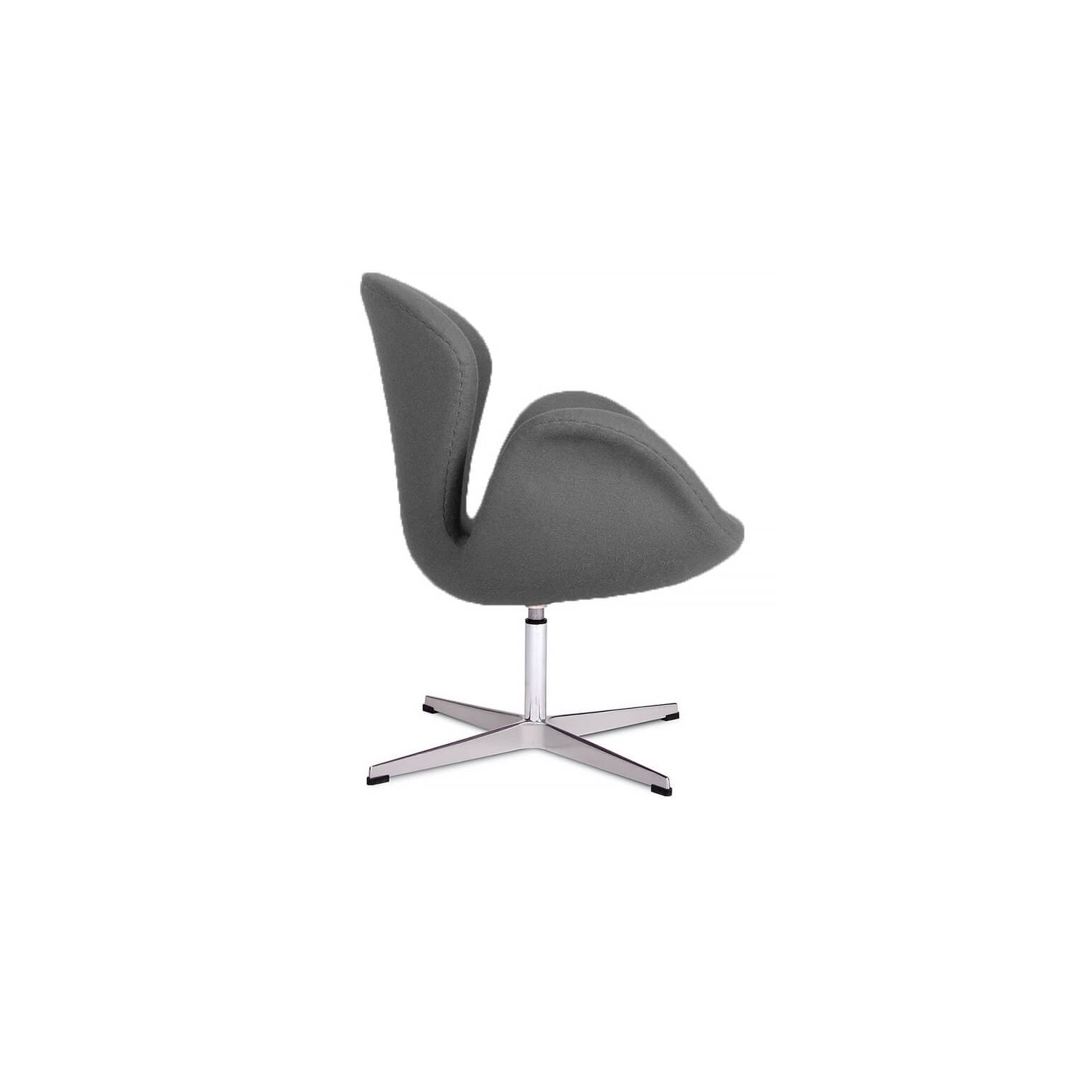 Réplica de la silla Swan en cachemir de Arne Jacobsen