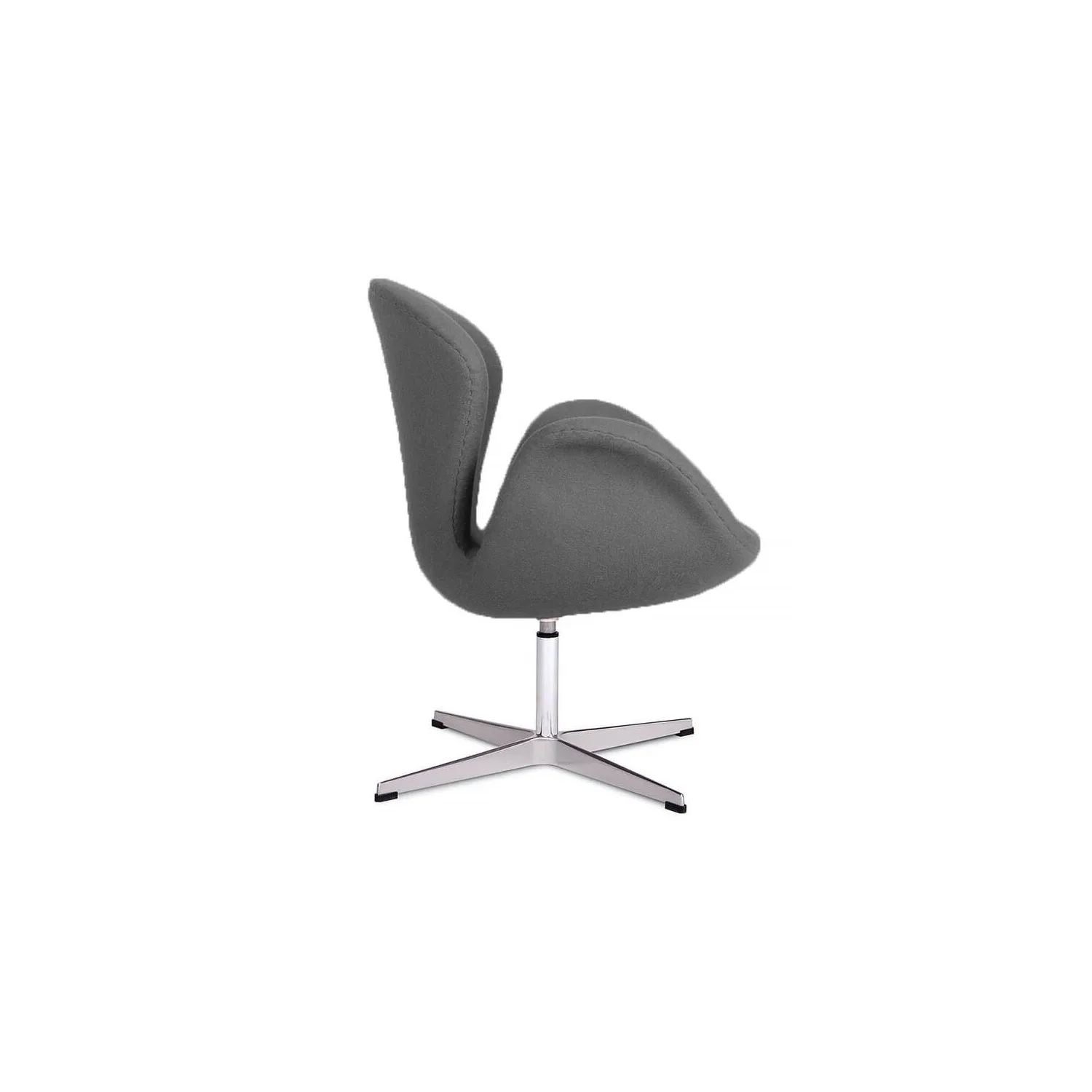 Réplica de la silla Swan en cachemir de Arne Jacobsen