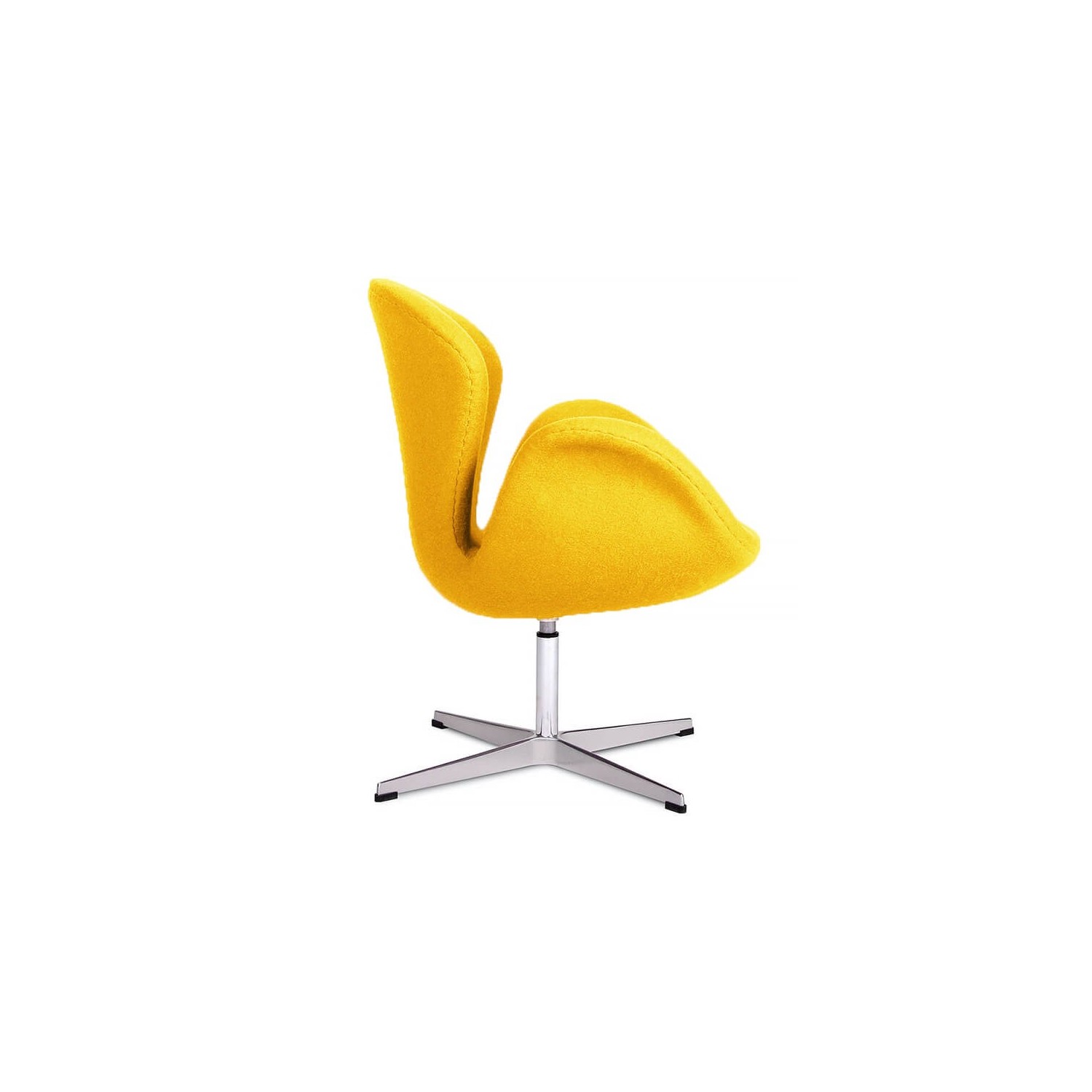 Réplica de la silla Swan en cachemir de Arne Jacobsen