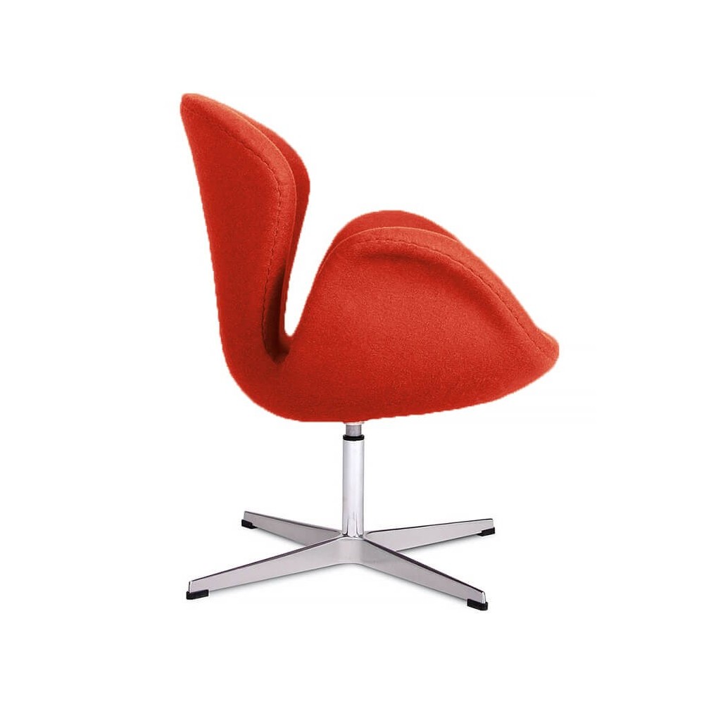 Réplica de la silla Swan en cachemir de Arne Jacobsen