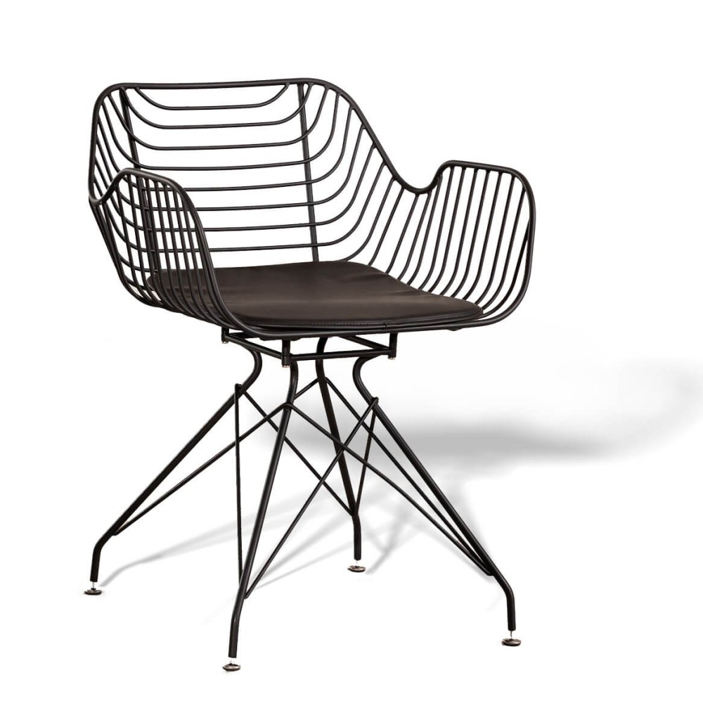 Silla Meridian en Acero apta para exterior