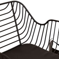 Meridian steel chair suitable for outdoor