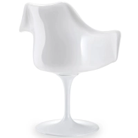 Réplica de la silla Tulip con brazos y cojín