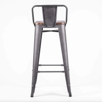 Industriell pall Bistro LB Wood