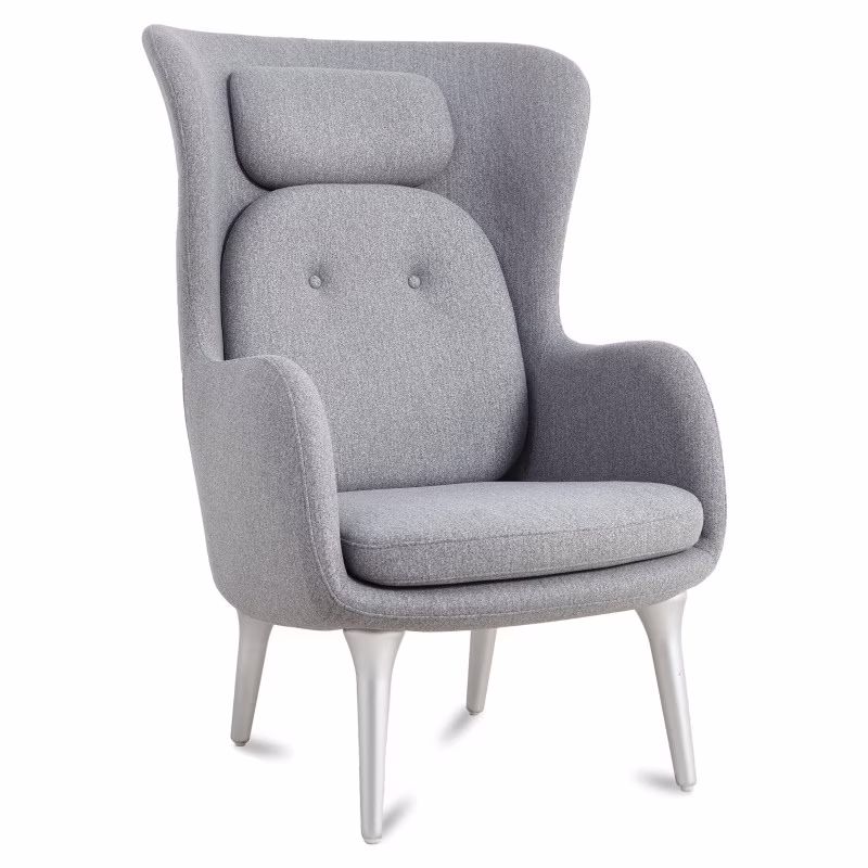 Replica Ro Back Poltrona em Cashmere do designer Jaime Hayón