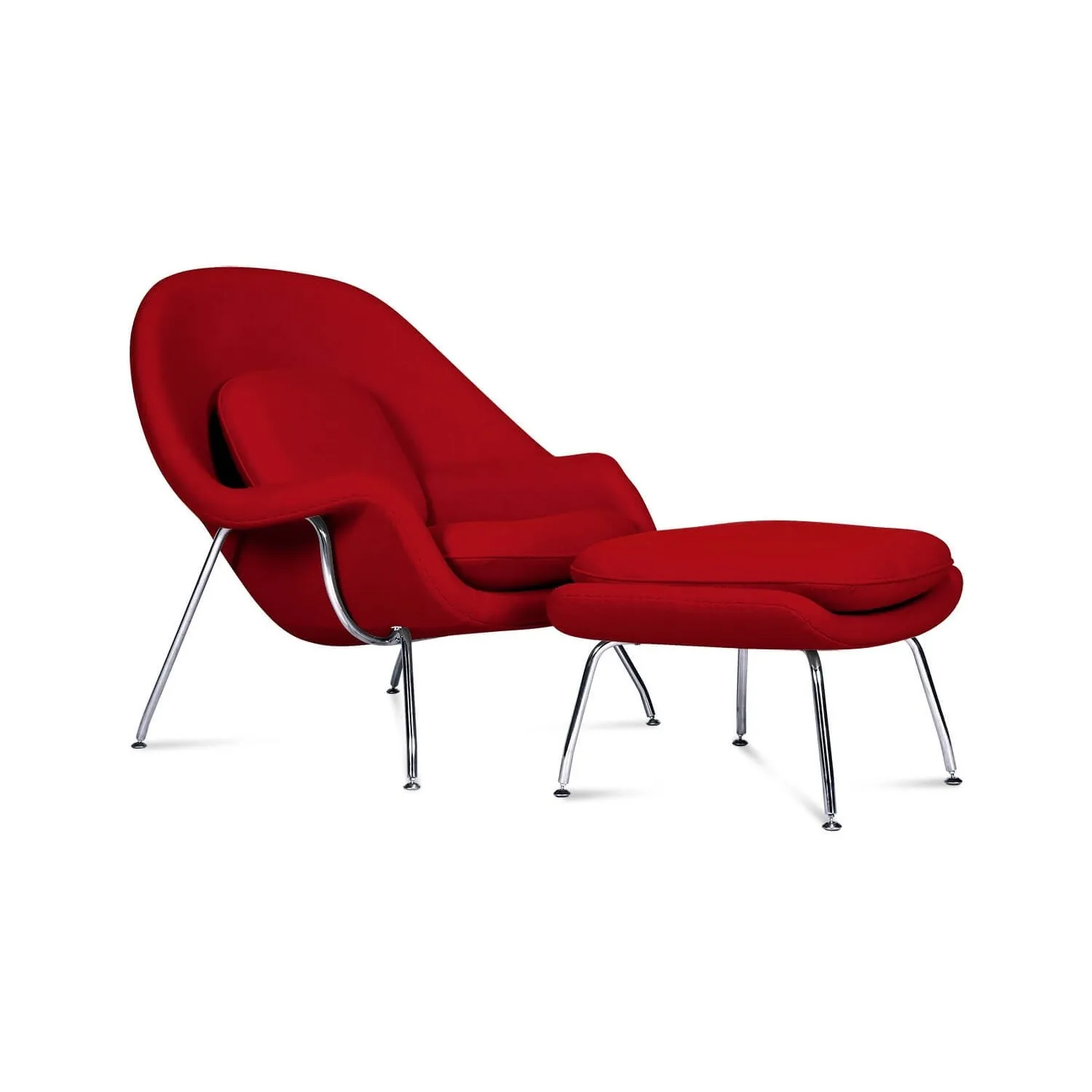Replica of the Womb Chair by designer Eero Saarinen