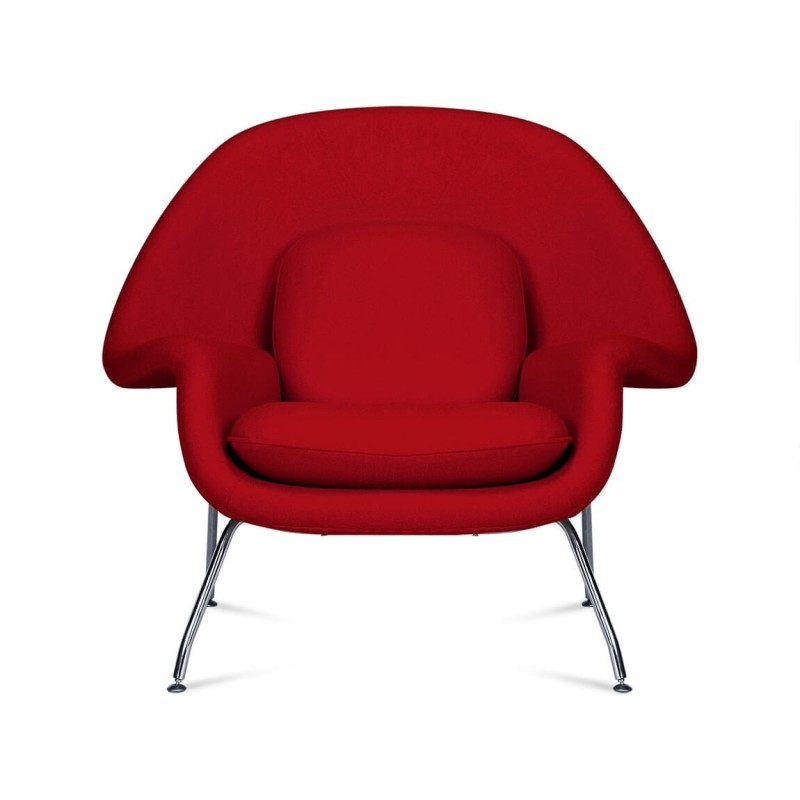 Replica van de Womb Chair door ontwerper Eero Saarinen