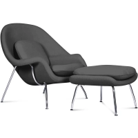 Replica della Womb Chair del designer Eero Saarinen
