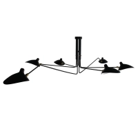 Inspiratie van de Mouille Pendant 6 Arms Lamp