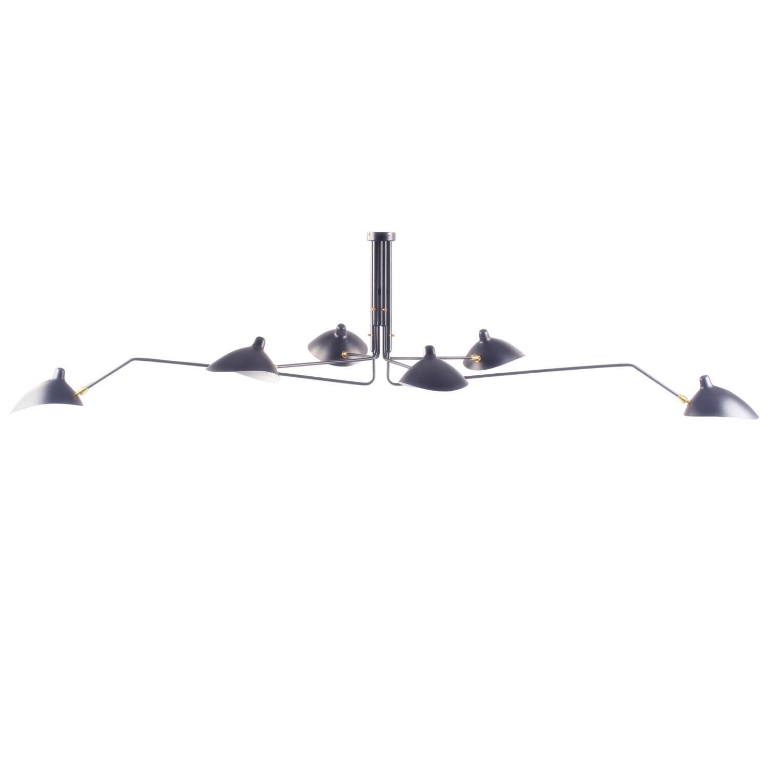 Inspiration von der Mouille Pendant 6 Arms Lampe