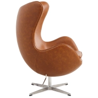 Replika Egg Chair židle z vintage zoufalé koženky