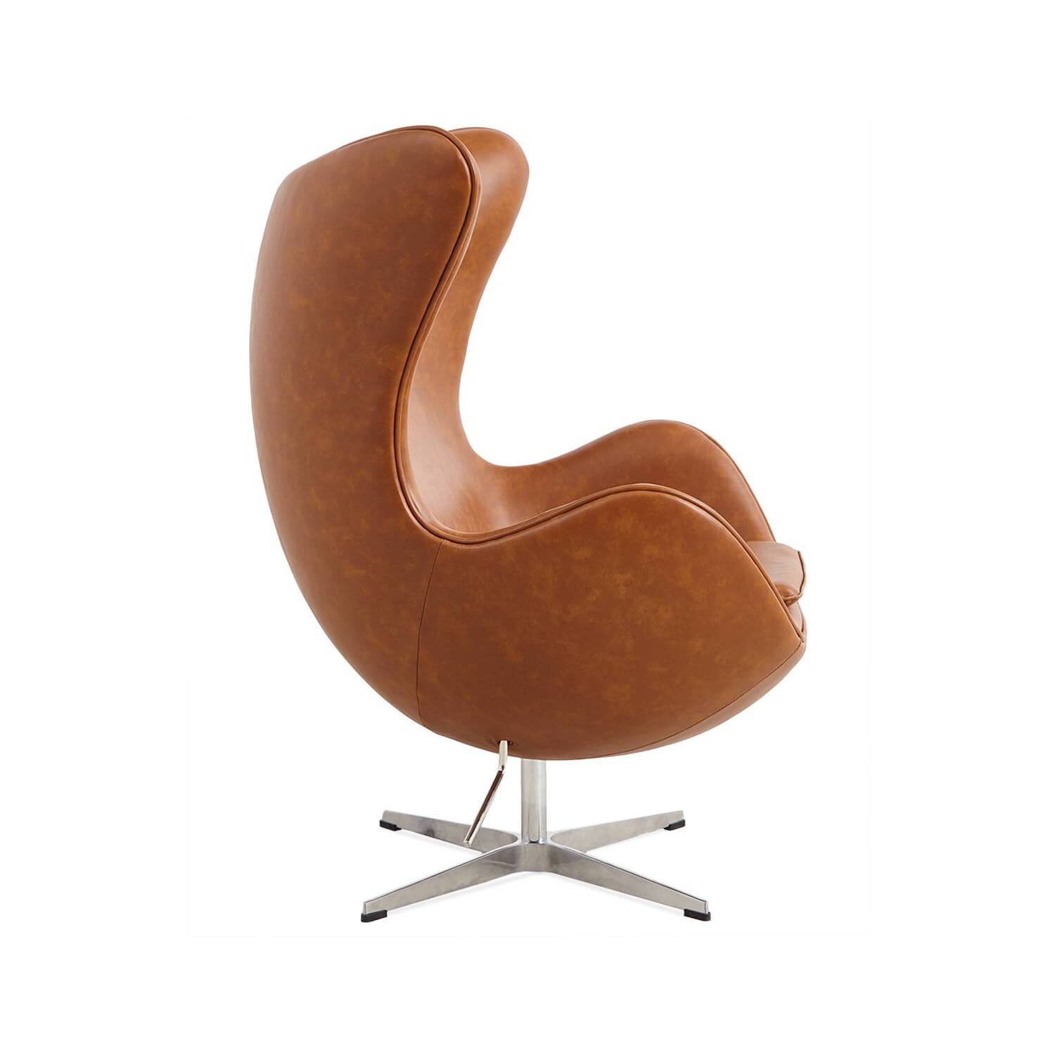 Replica Egg Chair i vintage distressed konstläder
