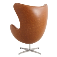 Replika Egg Chair židle z vintage zoufalé koženky