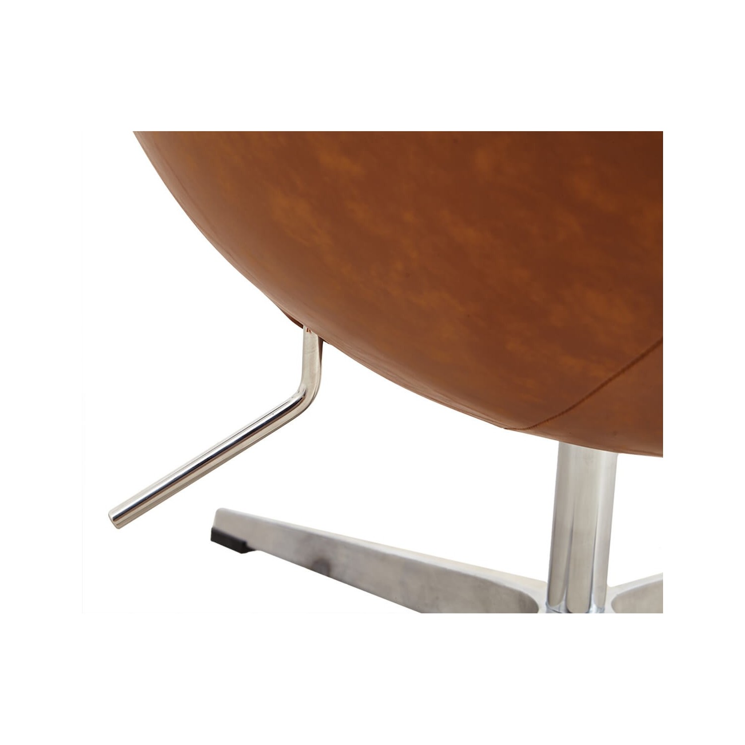 Replica Egg Chair aus Kunstleder im Vintage-Look