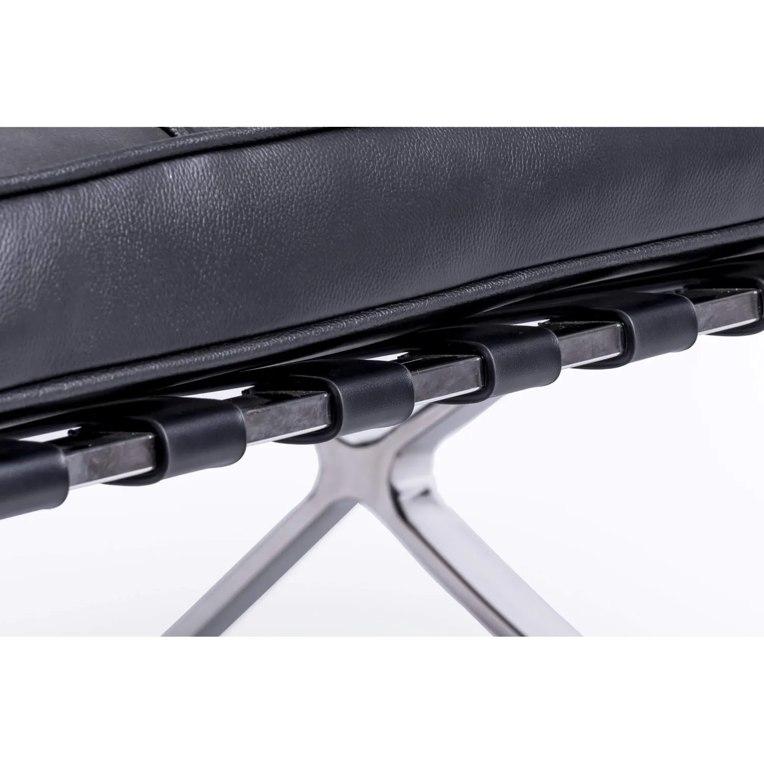 Premium Barcelona chair replica in Italian leather