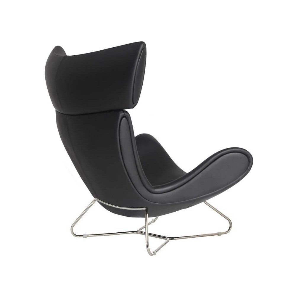 Réplica de Sillón Imola de diseño en Piel Italiana