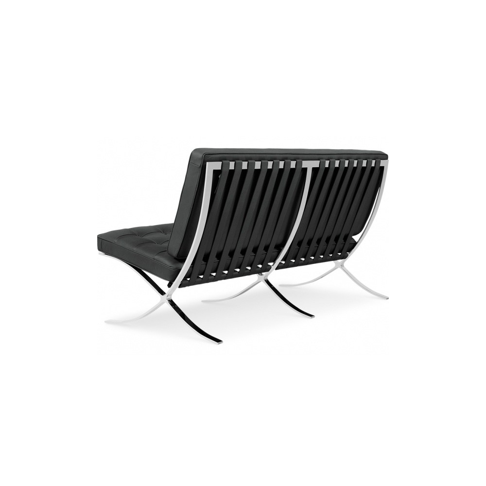 Furmod Barcelona Cadeira Couro 2 Lugares