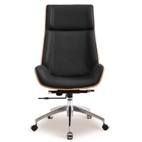 Nordic Leather Highback Office Chair