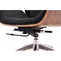 Silla oficina Nordic Highback en Piel Italiana
