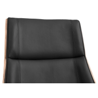 Silla oficina Nordic Highback en Piel Italiana