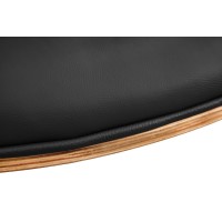 Cadeira de escritório Nordic Highback em couro italiano